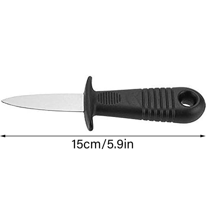 6 Pcs Oyster Knife Set Stainless Steel Non Slip Handle
