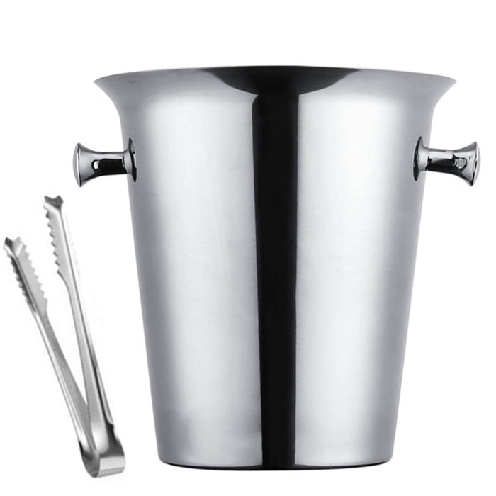 5L Stainless Steel Ice Bucket with Double Insulated Wall