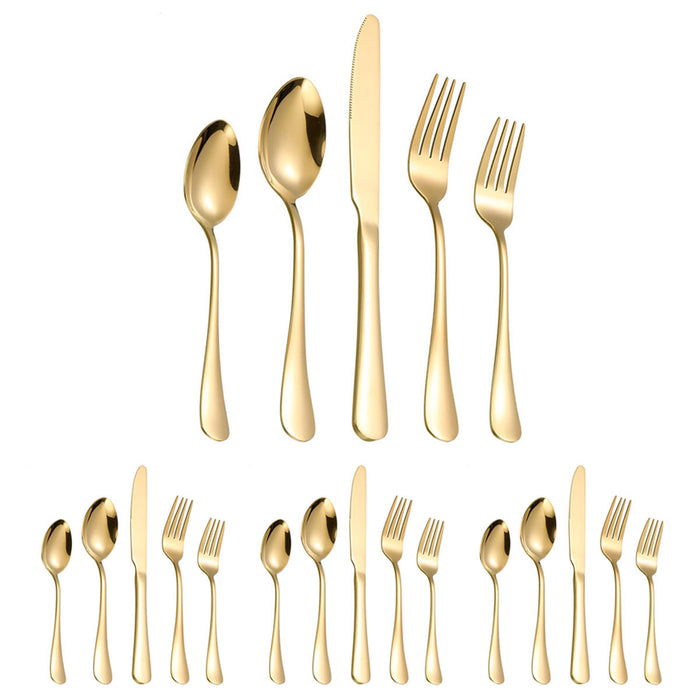 20 Or 40 Pcs Stainless Steel Cutlery Set Polished Finish