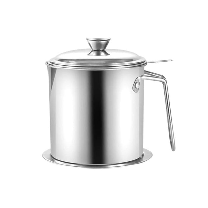 304 Stainless Steel Oil Pot with Container, 2L