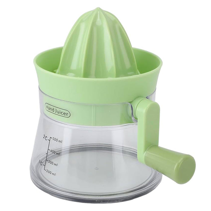 Manual Juice Extractor with 500ml Capacity Ergonomic Design