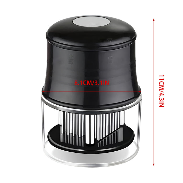 56 Pin Meat Tenderizer with Lock Mechanism Black