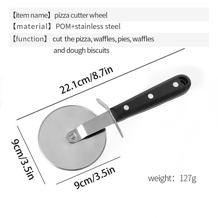 Pizza Wheel Cutter Stainless Steel POM Handle 22.1cm