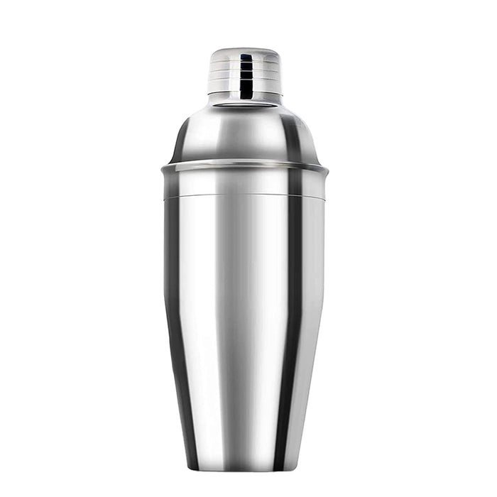 3 Pcs Stainless Steel Cocktail Shaker Set 750ML with Jigger