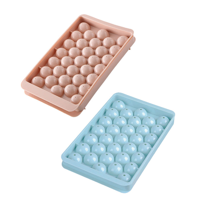 33-Grids Ice Sphere Mold, Food-Grade Ball Maker for Whiskey, Cocktails, Coffee