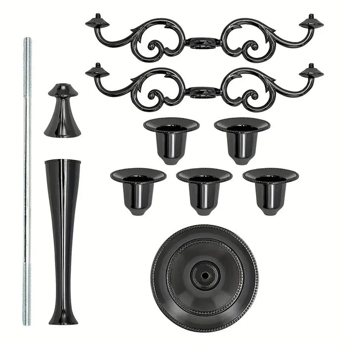 Alloy Candelabra 3 Or 5 Arm Wedding Table Centerpiece