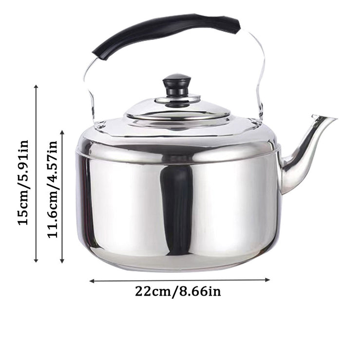 5L Stainless Steel Whistling Kettle Large Capacity