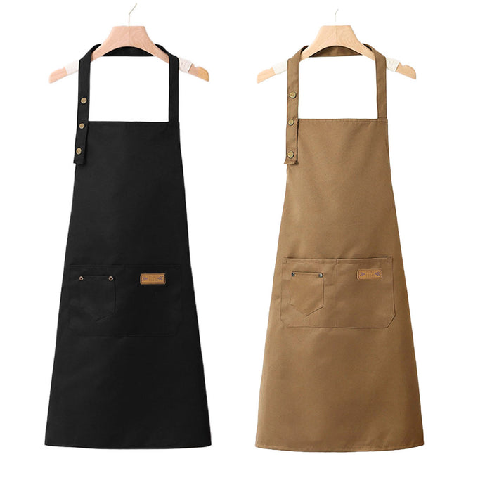 Work Apron with Adjustable Neck Waist Belt