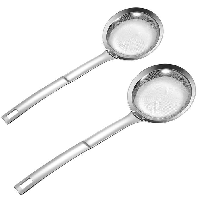 Oil Separator Spoon Stainless Steel Fine Mesh Skimmer