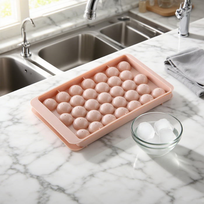 33-Grids Ice Sphere Mold, Food-Grade Ball Maker for Whiskey, Cocktails, Coffee