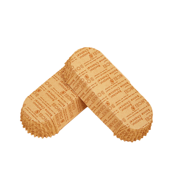 300PCS Bread Paper Cups Food Grade Oil-Proof and High Temperature Resistance