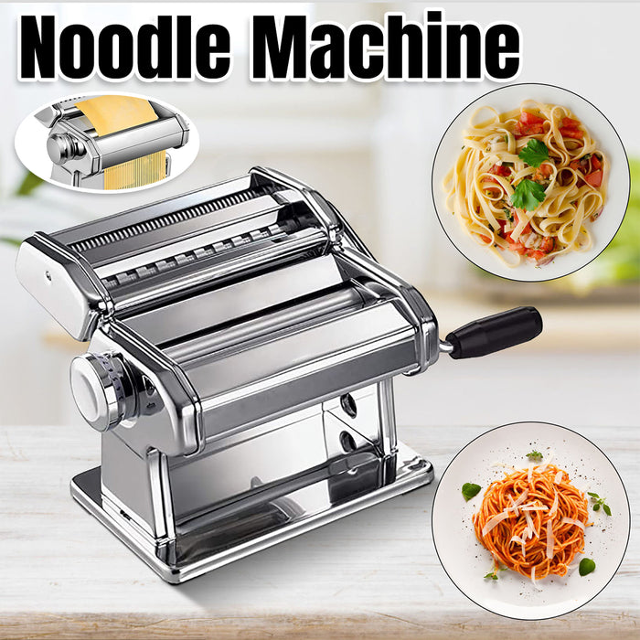 Stainless Steel Noodle Maker 7 Thickness Settings 2mm 4mm