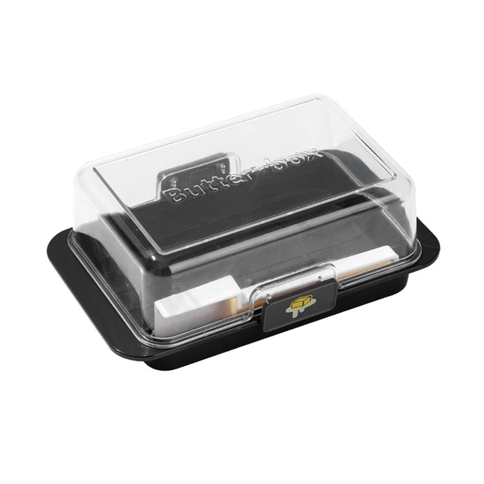 Butter Storage Box with Spoon Airtight Grid PP 280g