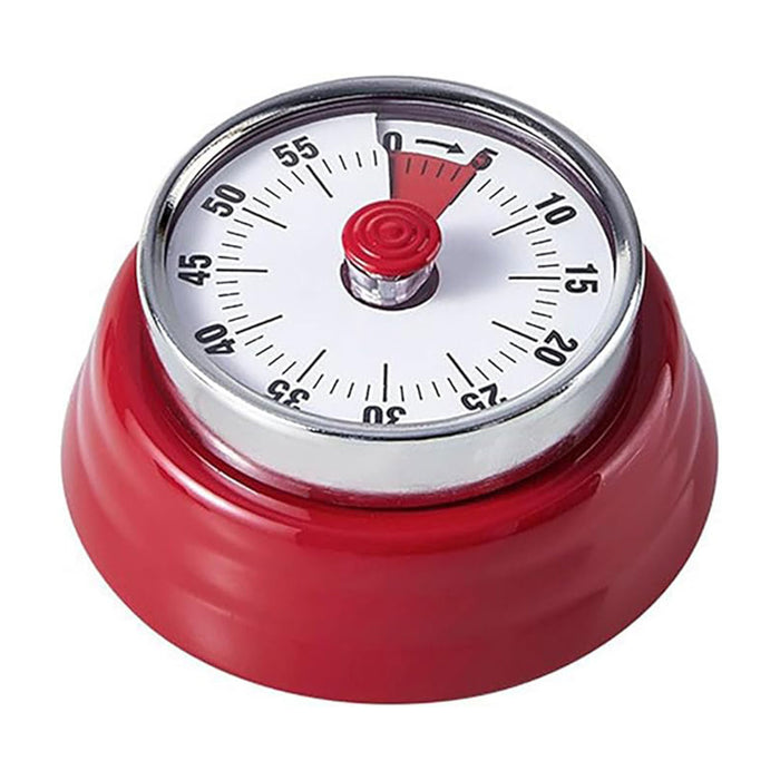 Stainless Steel Magnetic Mechanical Kitchen Countdown Timer