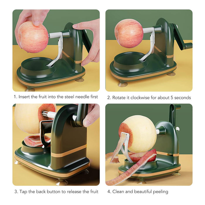 Manual Fruit and Vegetable Peeler with Stainless Steel Blade