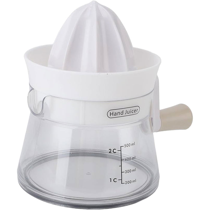 Manual Juice Extractor with 500ml Capacity Ergonomic Design