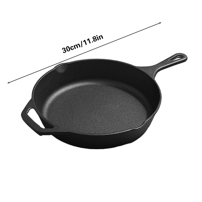 Small Cast Iron Frying Pan, 300mm