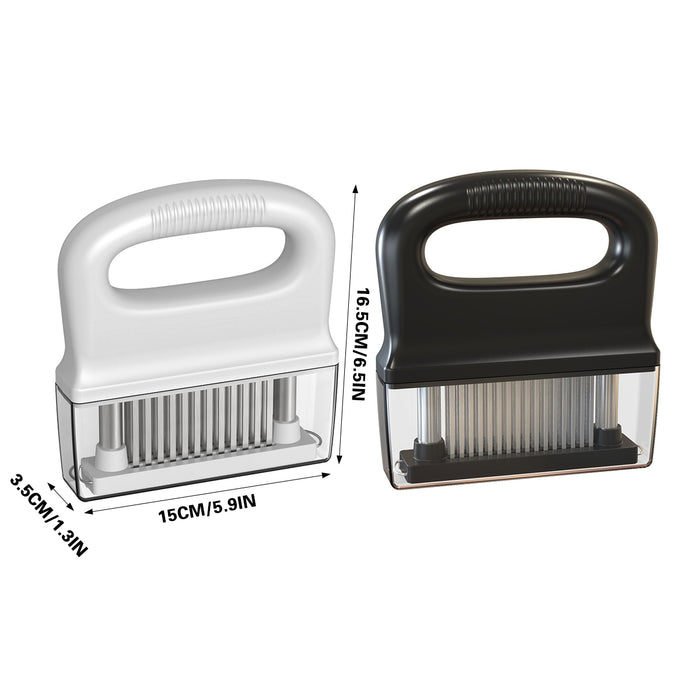 Stainless Steel Meat Tenderizer Needle Tool With Safety Cover