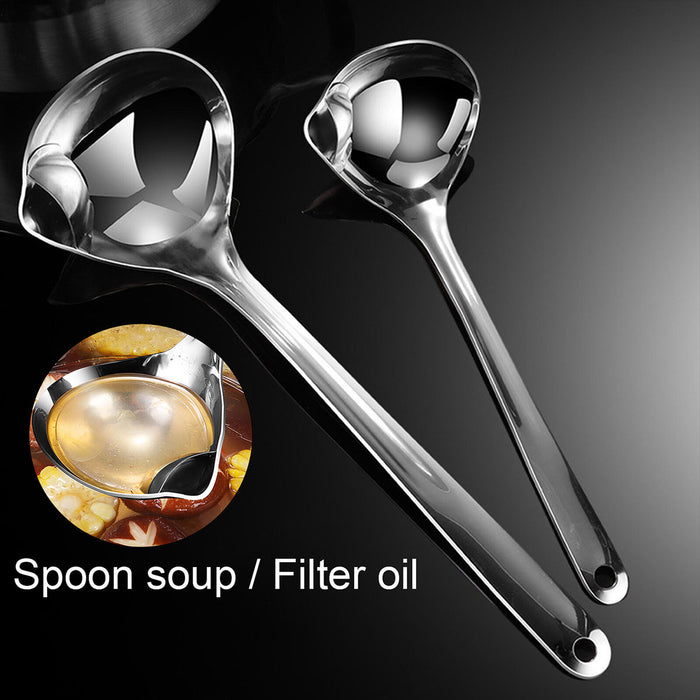 Stainless Steel Oil Separator Ladle with 2 Sizes 24cm 29cm