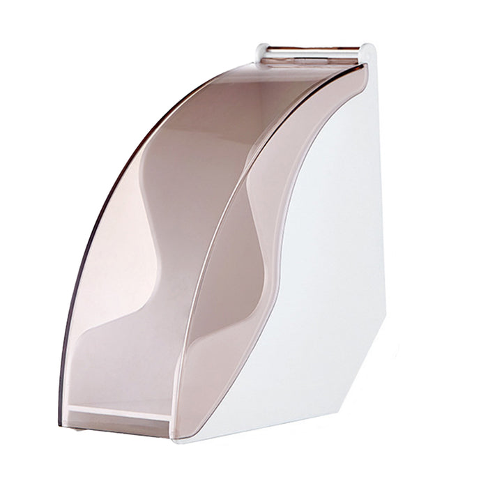 Acrylic Coffee Filter Storage Box Sealed Lid Holds 200