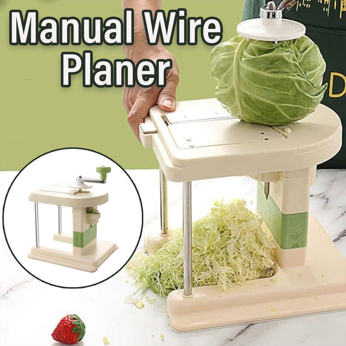 Hand Crank Vegetable Cutter Shredder Adjustable Slicer