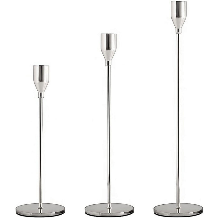 3PCS Decorative Metal Candlestick Holders Set