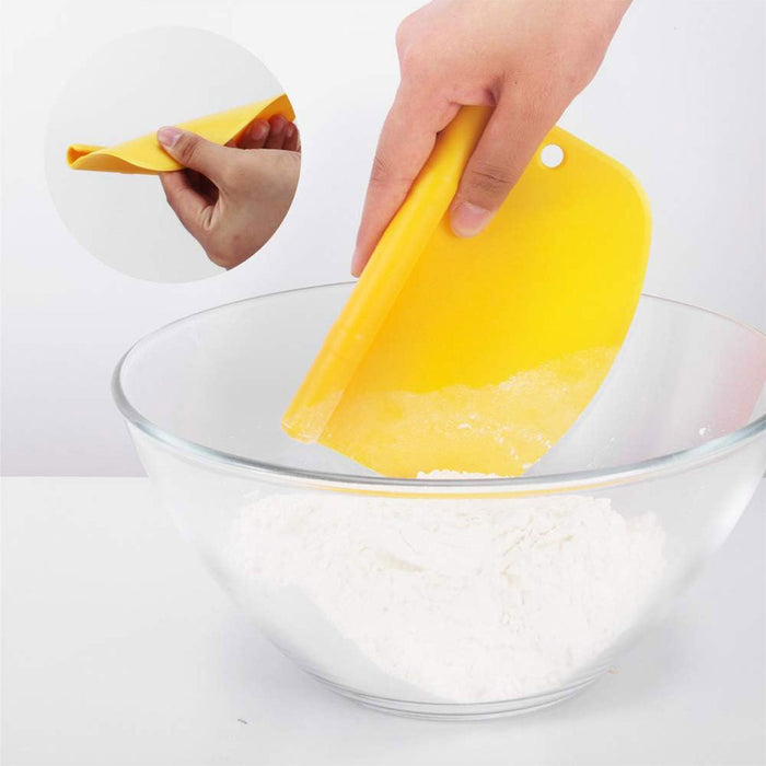 Stainless Steel Bench Scraper–2-in-1 Dough Cutter