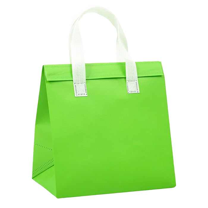 50 Pcs Coffee Takeaway Bags with Handle Self-Adhesive Waterproof in 2 Colors 2 Sizes