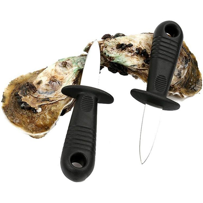 6 Pcs Oyster Knife Set Stainless Steel Non Slip Handle
