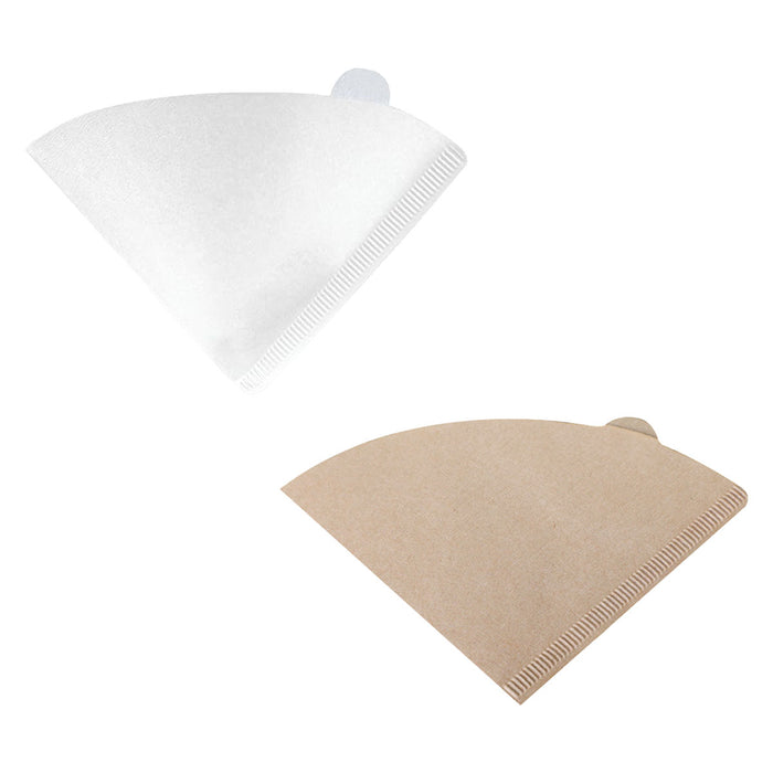 100 Pcs Conical Coffee Filter Paper Virgin Wood Pulp