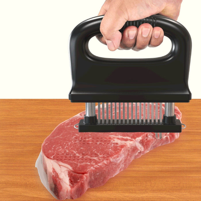 Stainless Steel Meat Tenderizer Needle Tool With Safety Cover