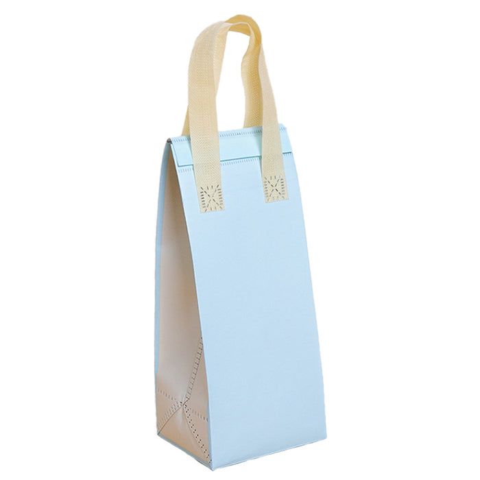 50 Pcs Coffee Takeaway Bags with Handle Self-Adhesive Waterproof in 2 Colors 2 Sizes