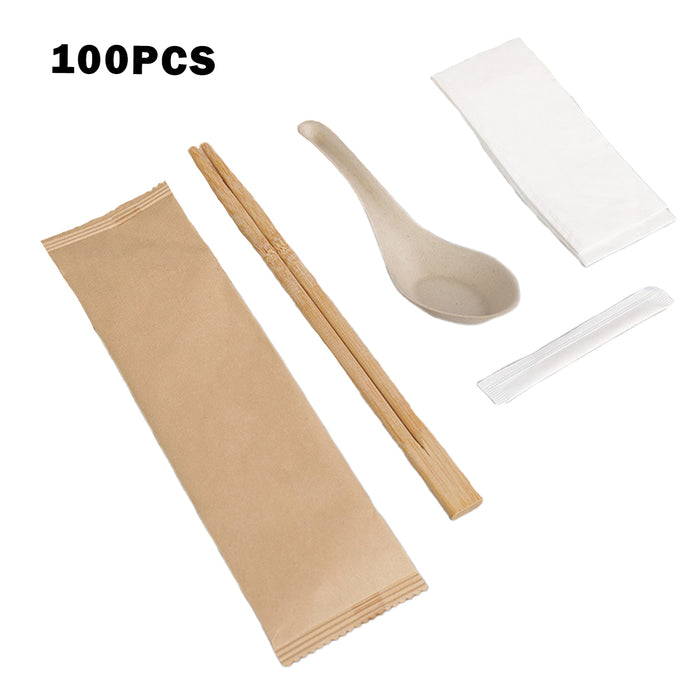 Disposable Chopsticks Set of 4, 100 sets