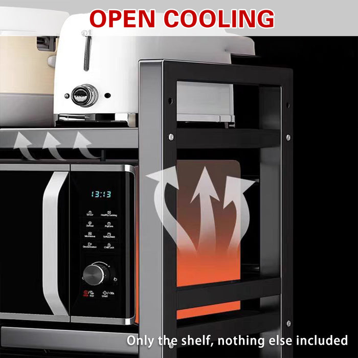 Retractable Double-Layer Oven Rack with Heat Resistant Design