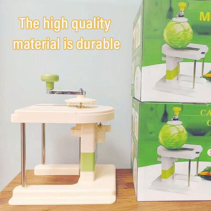 Hand Crank Vegetable Cutter Shredder Adjustable Slicer