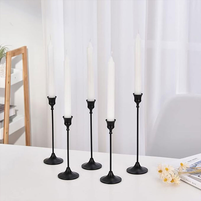 3PCS Metal Taper Candle Holders For Wedding Table Decor