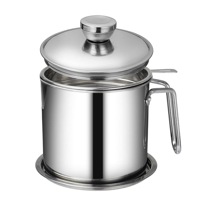 304 Stainless Steel Oil Pot with Container, 2L