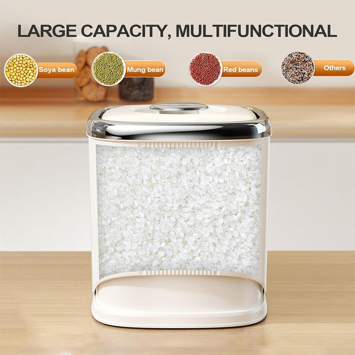 Rotating Rice Storage Container 6kg Airtight with Time Dial
