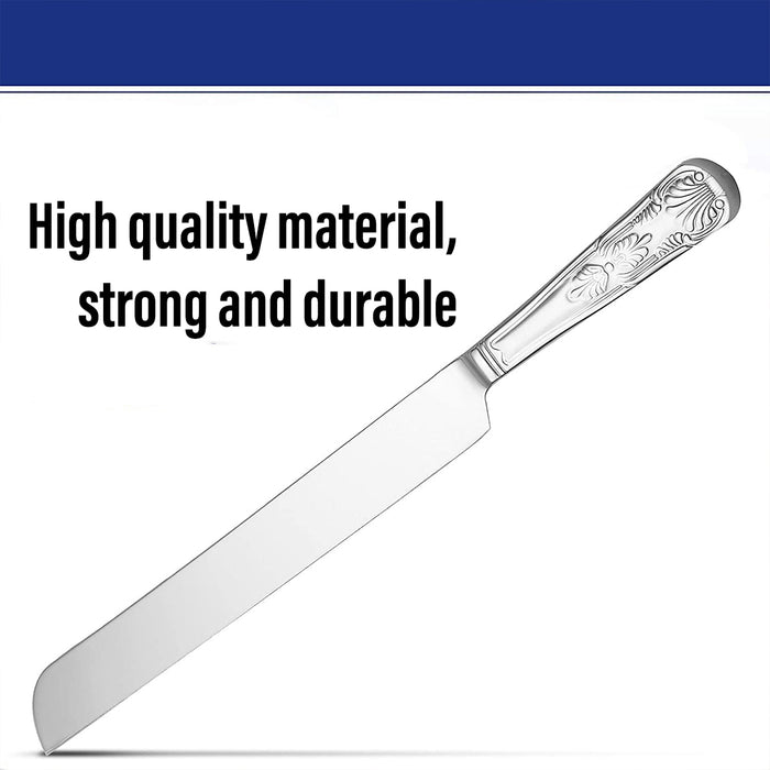 Cake Knife And Scoop Set Stainless Steel Gold Silver
