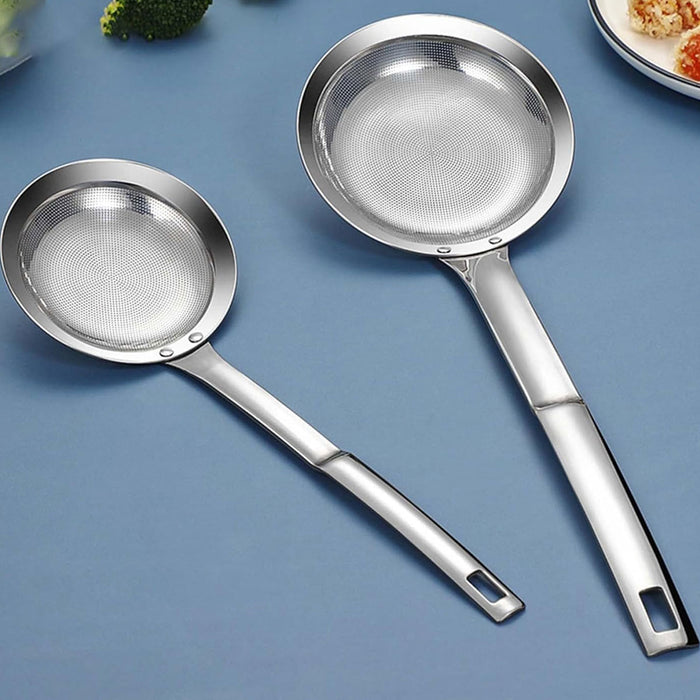 Oil Separator Spoon Stainless Steel Fine Mesh Skimmer