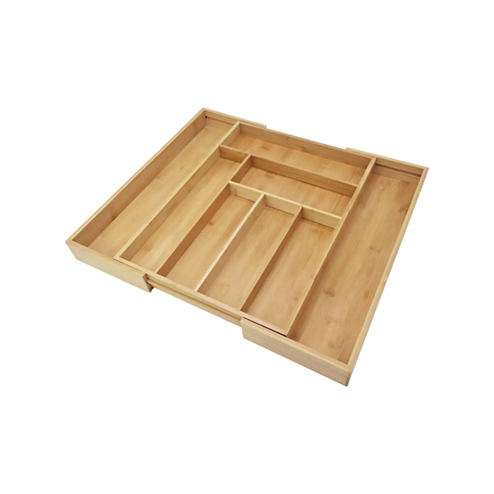 Bamboo Drawer Organiser with 7 8 or 9 Compartments