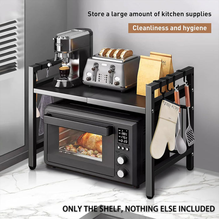 Retractable Double-Layer Oven Rack with Heat Resistant Design
