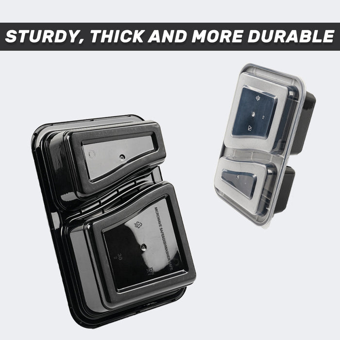 30PCS Food-Grade Takeout Packaging Box 800/950ml for Restaurant Party Meal Prep