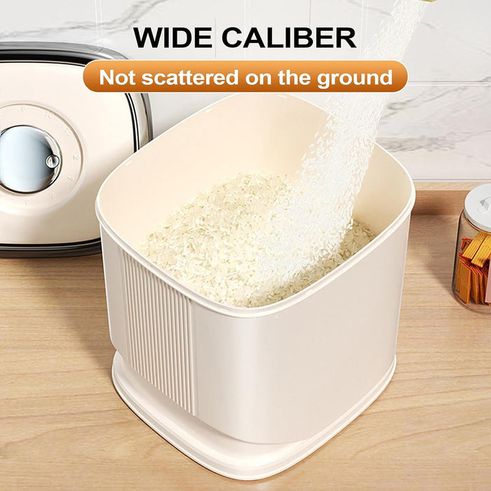 Rotating Rice Storage Container 6kg Airtight with Time Dial