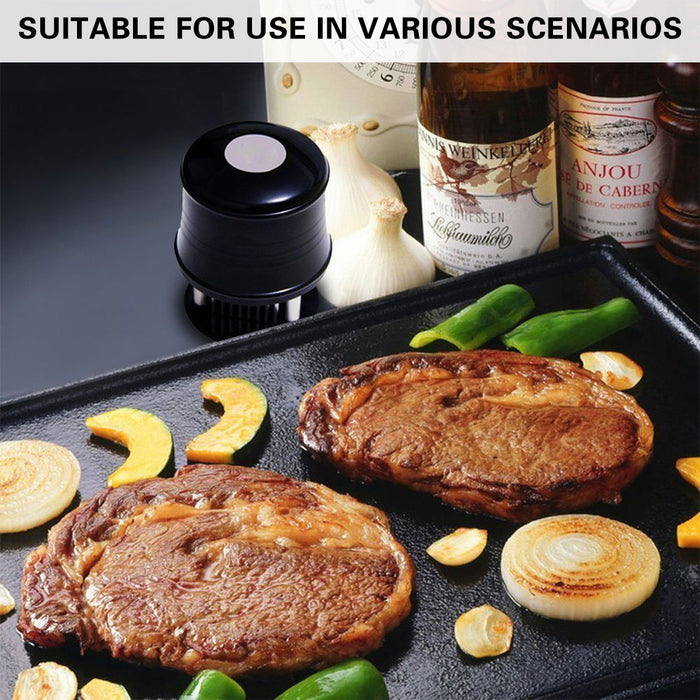 56 Pin Meat Tenderizer with Lock Mechanism Black
