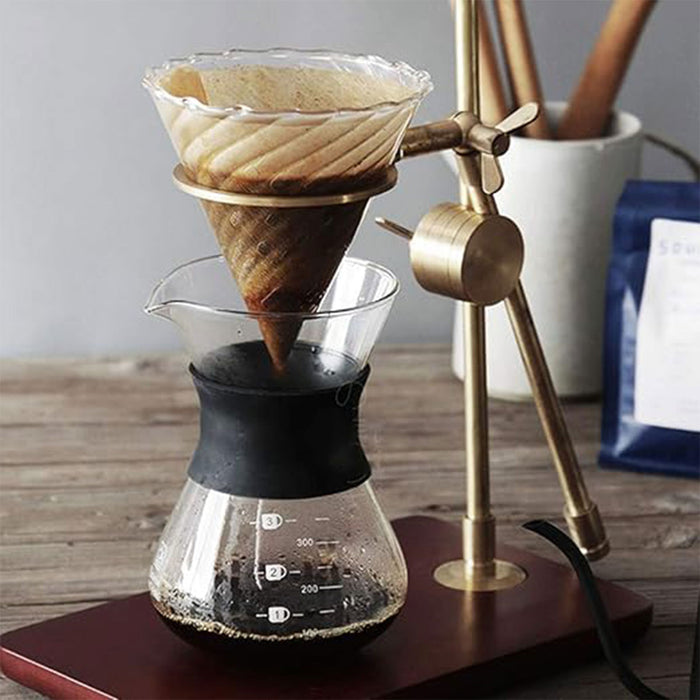 100 Pcs Conical Coffee Filter Paper Virgin Wood Pulp
