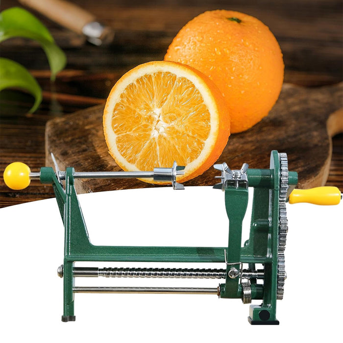 Stainless Steel Orange Peeler Tool 9.84in Green Yellow