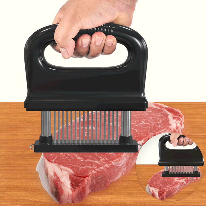 Stainless Steel Meat Tenderizer Needle Tool With Safety Cover