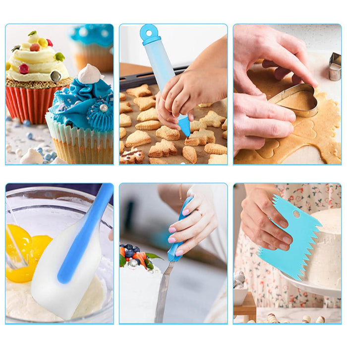 236 Pcs Cake Decorating Tools Kit with Piping Tips and Bags