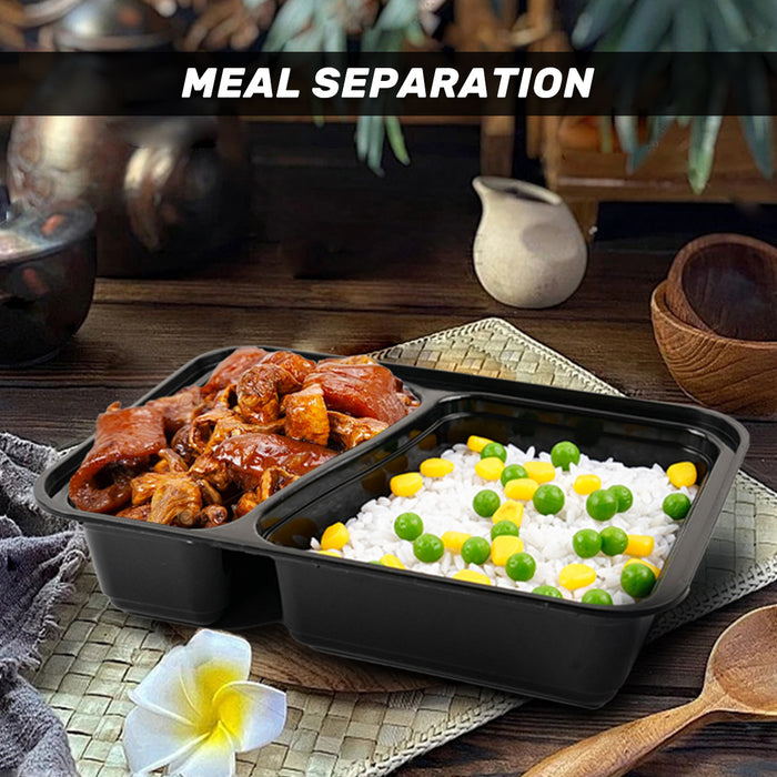 30PCS Food-Grade Takeout Packaging Box 800/950ml for Restaurant Party Meal Prep